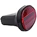 KTELI 2 pcs Bicycle Rear Tail Reflector Mudguard Oval Warnning Red Black