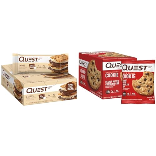 Quest S'mores Barra y Cookie Proteica Combo 12 Unid miniatura 1