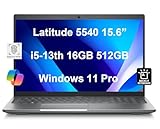 Latitude 5540 5000 Business Laptop (15.6" FHD, 13th Gen Intel Core i5-1345U vPro, 16GB RAM, 512GB SSD), Backlit Keyboard, Fingerprint Reader, FHD IR Webcam, Wi-Fi 6E, Win 11 Pro w/AI Copilot, Gray
