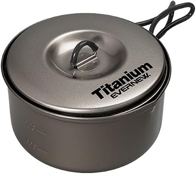 EVERNEW ECA411 Titanium Cooker Set, S, Ceramic