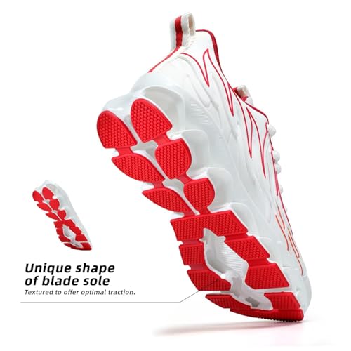Image of Mens Running Shoes Mesh Breathable Trail Runners Fashion Sport Blade Walking Tennis Sneakers