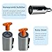 longcheer Kitchen Pull Down Faucet Head Replacement with nine Adapters - three Function Kitchen Faucet Spray Head, Pull Out Kitchen Sink Tap Sprayer Nozzle (Gold)