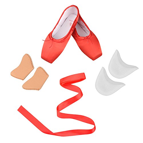 TXJ Donne Scarpe per Danza Classica Raso Pacchetto...