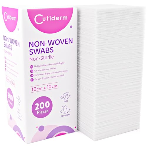 Cutiderm Non-Woven Gauze Swabs 10cm x 10cm - Pack of 200