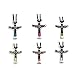 Swag Design Horseshoe Nail Cross Necklace