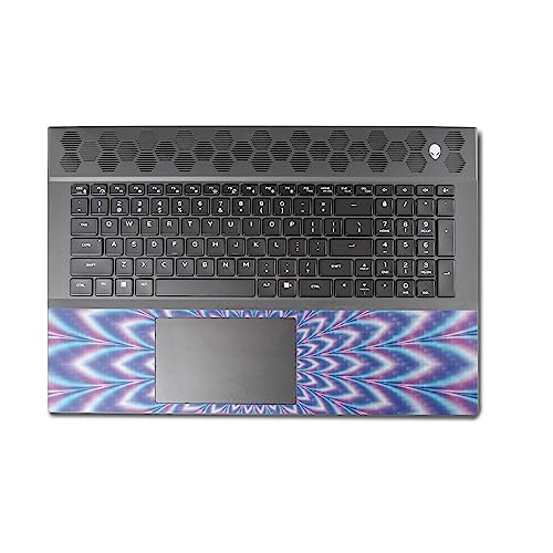 Image of MightySkins Carbon Fiber Skin Compatible with Alienware M18 R1 (2023) Full Wrap Kit - Jitter Illusion | Protective, Durable Textured Carbon Fiber Finish | Easy to Apply | Made in The USA