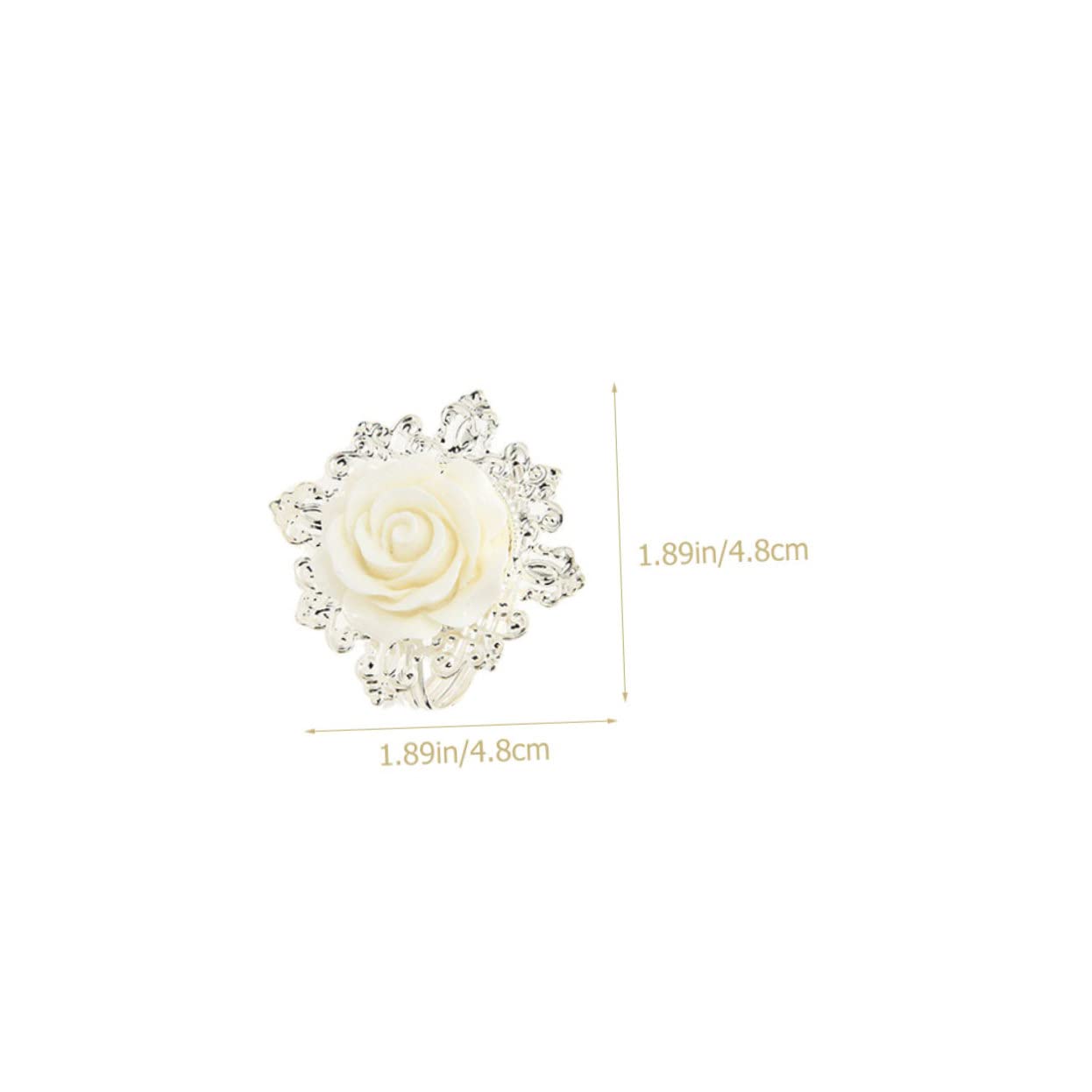 TOPBATHY 18piezas Anillos De Servilleta Diseño para Bodas y Elegantes y Decorativos Anillos para Decoración De Mesa