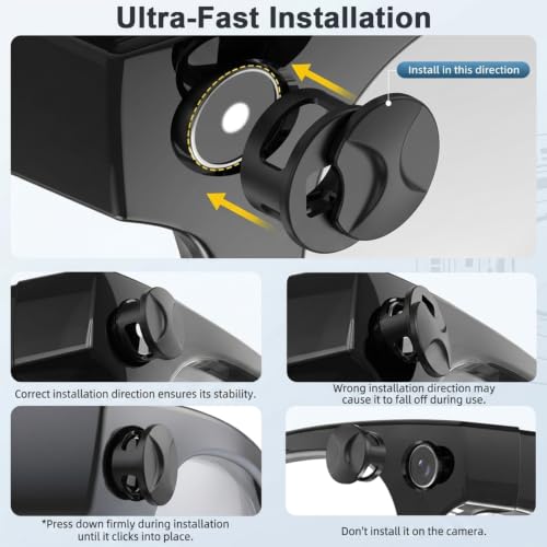 Image of ZORBES [4-Pack] Adjustable LED Light Blocking Covers for Meta Wayfarer, Skyler, Headliner (Gen2), Meta Glasses, Easy to Block LED Light When Recording