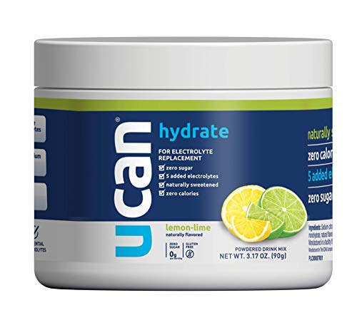 Ucan Hydrate Watermelon Jar & Lemon Lime Jar Bundle - Great For Running, Training, Fitness, Cycling, Crossfit & More | Sugar-Free, Vegan, & Keto Friendly Energy Supplement #TOP2