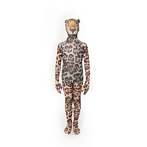 Image of Morphsuits Kids Jaguar Animal Costume, Cheetah Leopard Halloween Costume for Boys Girls M