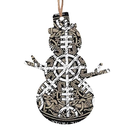 Dimensioni del prodotto: >> Le dimensioni di ogni ornamento in legno sono simili nelle dimensioni, la maggior parte sono 7,6 cm; abbinati a ogni pezzo di legno con una corda (circa 30 cm). Con dimensioni adeguate e peso leggero, il cartello in legno è facile da appendere e riporre, aspetto squisito aggiunge una forte atmosfera festiva.