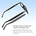 Tulbeys Smart Glasses for Men Women, Classic Smart Eyewear with Detachable Ultra-Slim Arms, Blue Light Filtering, Open Ear Bluetooth Audio Glasses – Ultra-Light Design for Business and Daily Use