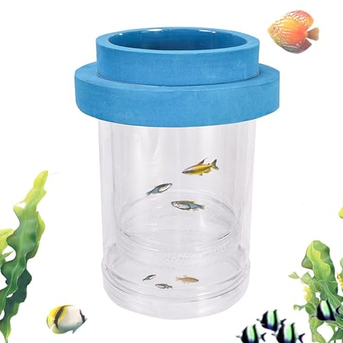 Boîte De Reproduction pour Poissons | Incubateur Flottant d'isolement d'alevins - Boîte De Reproduction Flottante Et Isolante - pour bac Aquarium Maison...