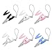LXUEJIE 6 Pcs Tiny Scissors with Cover for Travel, Mini Small Compact Yarn Keychain Scissors, Mini Scissor - Small Sharp Scissor All Purpose Portable Snips for Sewing, Crafts, and Yarn, 4 Colors