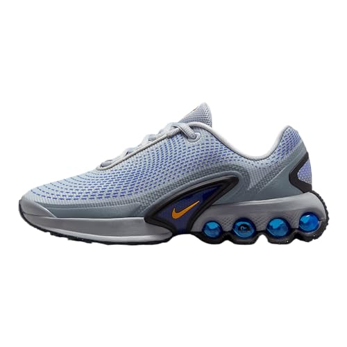 Nike Air Max Dn Big Kids' Shoes (FB8987-013, Wolf Grey/Hyper Royal/Metallic Silver/Bright Ceramic)