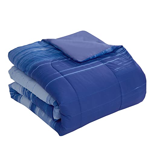 Sweet Home Collection 7 Piece Comforter Set Bag Solid Color All Season Soft Down Alternative Blanket & Luxurious Microfiber Bed Sheets, Siena, King