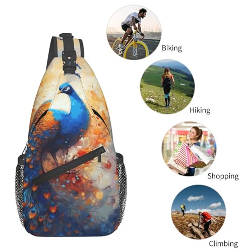 Bolso tipo bandolera cruzado para viaje y senderismo miniatura 5