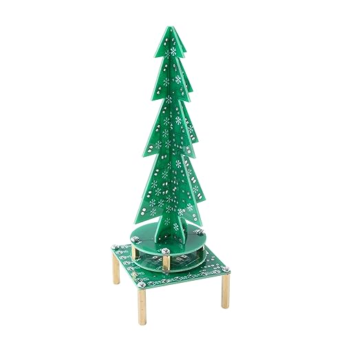 Arbre de Noël électronique musical et rotatif pour kit de bricolage - 3