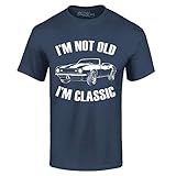Photo Gallery shop4ever t-shirt i m not old i m classic, navy, m Photo Gallery shop4ever t-shirt i m not old i m classic, navy, m