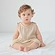 Huaqgu Sommer-Baby-Strampler, atmungsaktiver Overall für Mädchen und Jungen, Musselin-Nachtwäsche, Kleidung, Duschgeschenk für Säuglinge und Kleinkinder