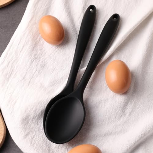 Haksen 4Pcs Large Silicone Spoons thumb #4