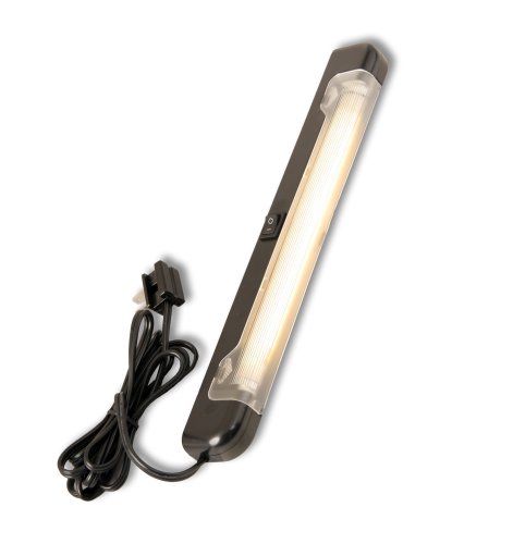 Westek FA101LBCC 13-Inch Plug-in 8-Watt Fluorescent Ultra Light Under Cabinet Light, Black
