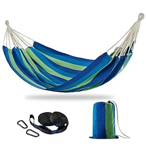 Brazilian Double Hammock with Tree Straps,Extra Large 240x160cm,2 Persons Hammock for Backyard Patio Outdoor and Indoor,450lbs Weight Capacity,Soft Woven Cotton Fabric