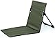Ruioomeep Strandstuhl, Sonnenliege Klappbar, Strandmatte mit Rückenlehne, Strandliege Outdoor, Bodenstuhl Tragbare für Camping Hinterhof Backpacking Picknick, Grün