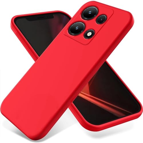 KrKis Liquid Silicon Back Cover Case for Motorola Moto Edge 50 pro| Shockproof Military Grade Protection | Micro-Fibre Cloth On Inner Side | Anti-Slip Grip Moto Edge 50 pro Back Cover (Red) (B0D1N7PTXR) Amazon Price History, Amazon Price Tracker