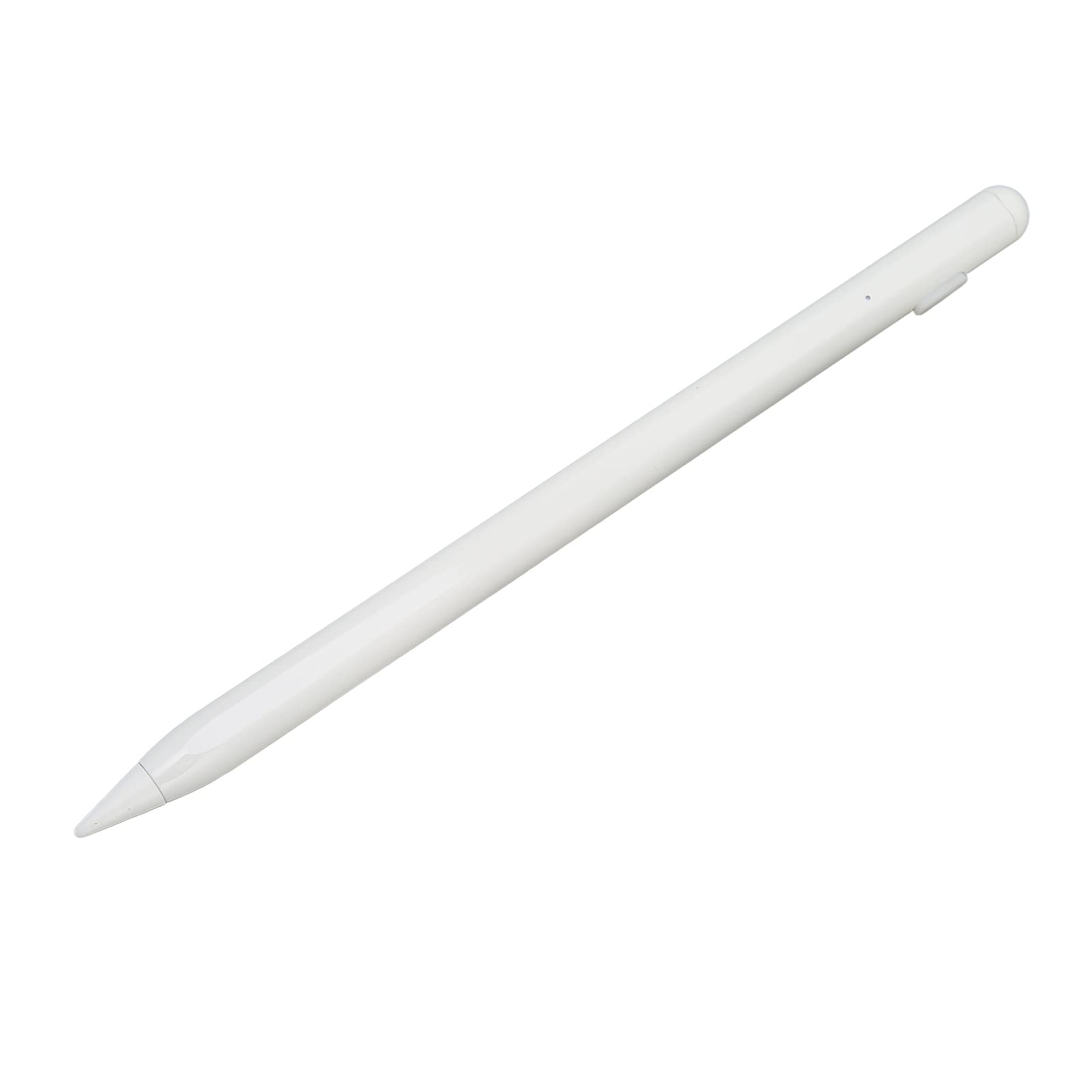 Lápiz Capacitivo para Tableta Lápiz óptico Magnético Recargable Fácil de Usar para Dibujar Grabación Aprendizaje Aleación de Aluminio Blanco para Tabletas