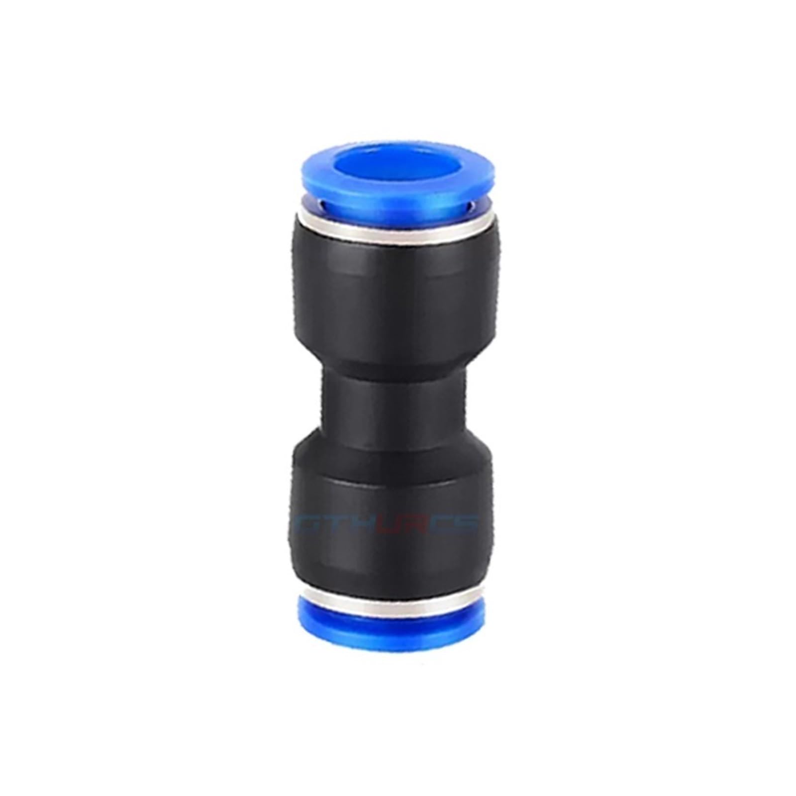 Dhvija Pu-8 100Pcs Pneumatic Fittings Pu Plastic Connector 4Mm 6Mm 8Mm 10Mm 12Mm 14Mm 16Mm Pneumatic Parts Push In Straight Way Joyous(Pu-8)