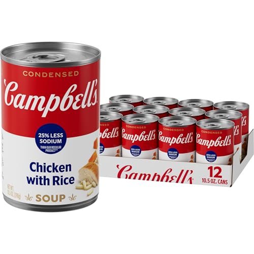 Campbell's Condensed 25% Less Sodium Chicken and Rice Soup