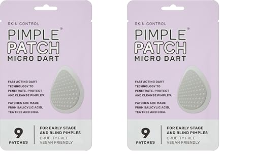 Skin Control Pimple Patch – 9 Patches for pimples (Pack of 2)