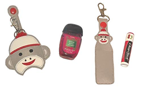 Amazon Com Monkey Hand Sanitizer Holder And Or Lip Balm Holder Handmade