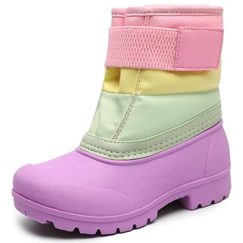 festooning Boys Girls Winter Snow Boots Waterproof...