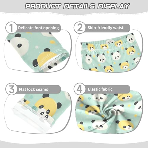 Girls' Leggings Cute Panda Kids Yoga Tights Pants 1 Pack 208505173