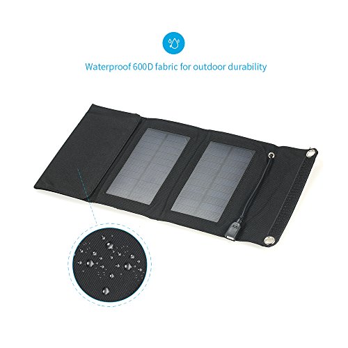 Gecheer tragbar Solar Ladegerät Solarpanel 7W 5V Solar solar ladegerät Panel Solarmodul Solarpanel ideal, Solarzelle… – Bild 5
