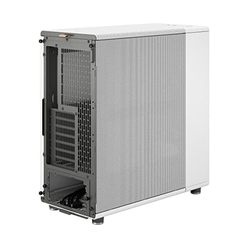 Fractal Design North Chalk White - Genuine Oak Wood Front - Mesh Side Panels - Two 140mm Aspect PWM Fans Included - Type C USB - ATX Airflow Mid Tower PC Gaming Case by Fractal Design - Image 7
