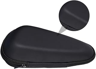 2 piezas Estuche de Viaje para Afeitadora de Barba Caja Portátil de Almacenamiento con Cremallera Material EVA Resistente y Polvo Compatible con Philips Color Negro