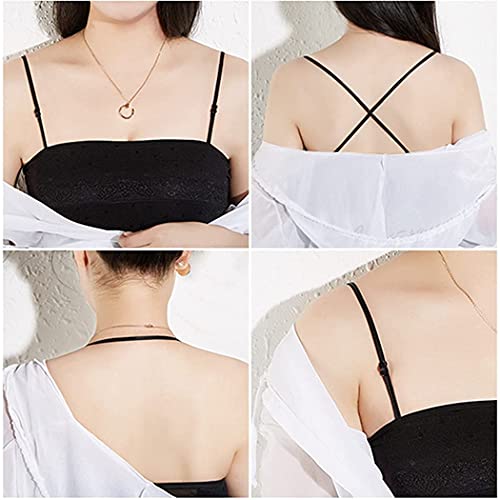 Bra Straps Replacement Adjustable - Decorative Thin Removable String Bra Shoulder Strap Detachable Lingerie Straps3