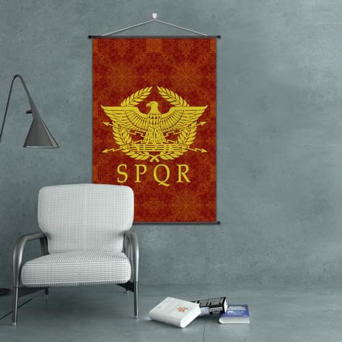 Póster de la bandera del Imperio Romano: decoración clásica para despachos 3