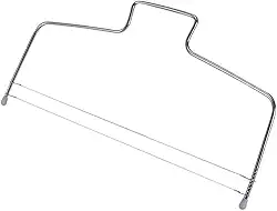Cortador Fatiador De Bolo Nivelador Ajustável Inox - 02 Fios