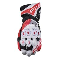 Amazon | FIVE(ファイブ) バイクグローブ ブラック/ホワイト サイズ:S