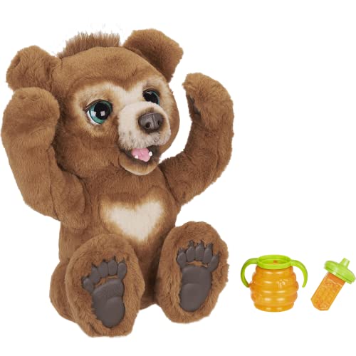 FurReal Cubby, Mein Knuddelbär, interaktives Plüschtier, ab 4 Jahren Braun
