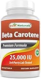 Best Naturals Beta Catotene 25,000 IU 180 softgels