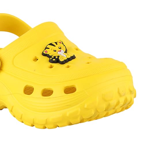 Image of FUEL Poddle Comfortable Indoor & Outdoor Casual Garden Clogs, Soft Cushioned Footbed and Lightweight EVA Slip-On Kids Clogs for Boys & Girls
