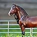 Breyer Traditional Series Dominante XXIX | Horse Toy Model | 1:9 Scale | Model #1809 Brown, Black, White