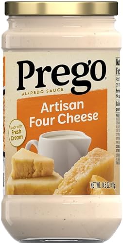 Prego Four Cheese Alfredo Pasta Sauce, 14.5 oz Jar
