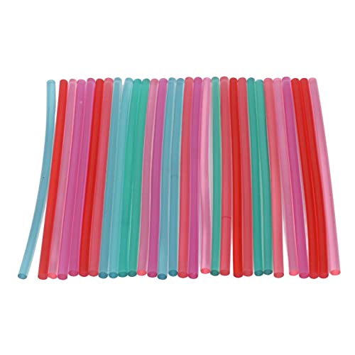 30pcs Colored Hot Glue Sticks, Mini Hot Melt Glue Sticks,Strong Adhesion, Good Toughness, Multi Purpose for Household Use for DIY Crafts