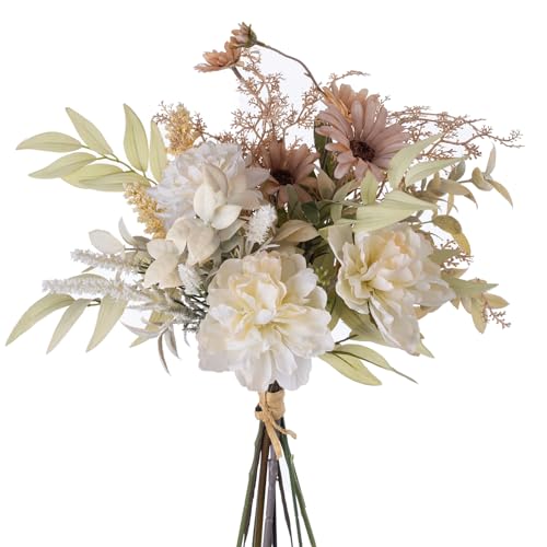 YELIKIT Artificial Flowers Artificial Plants Flowers Decoration Hydrangea Silk Flower Arrangements for Home Bouquet Wedding Garden Kitchen Festival Decor